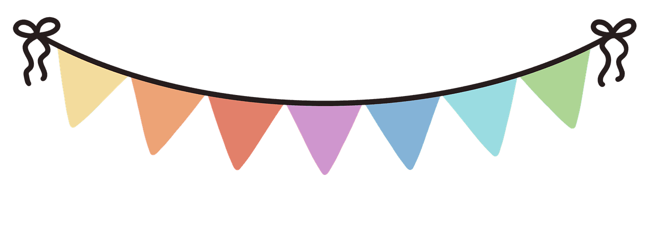 décoration d'anniversaire pour enfants multicolore pour location de tipis